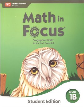 Math in Focus 2020 Student Edition Course 1B