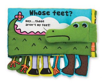 K's Kids Cloth Book - Whose Feet?