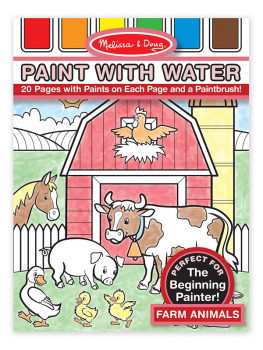 Paint With Water - Farm Animals