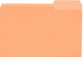 File Folder -  Orange
