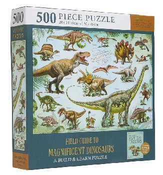 Field Guide to Magnificent Dinosaurs Puzzle (500 piece)