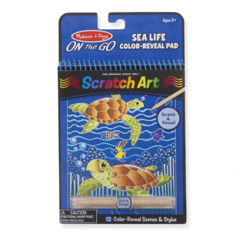 Scratch Art Color-Reveal Pad - Sea Life