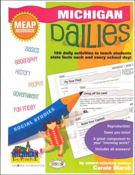 Michigan Dailies: 180 Daily Activities for Kids