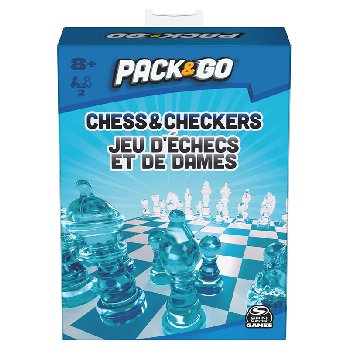 Chess & Checkers Pack & Go Board Game