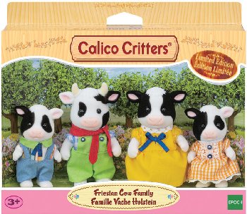 Friesian Cow Family (Calico Critters)