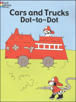 Cars and Trucks Dot-to-Dot Activity Book
