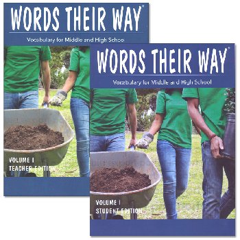 Words Their Way: Vocabulary for Middle and High School Volume 1 Homeschool Bundle