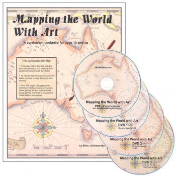 Mapping the World With Art Book w/ CD, DVDs