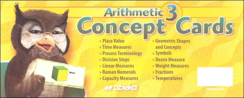 Arithmetic 3 Concept Cards