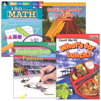 Learn-at-Home Summer Math Bundle Grade 2