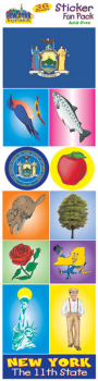 New York Experience State Sticker Fun Pack