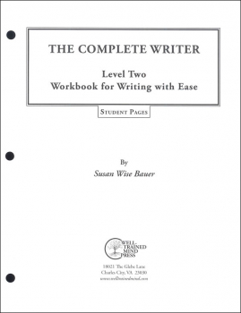 Complete Writer: Writing With Ease Level 2 Student Pages