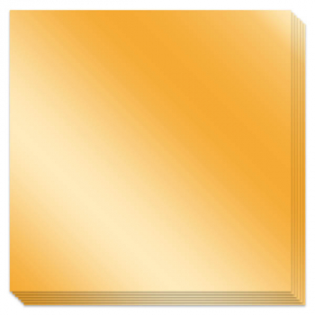 Origami Paper - Gold Foil with instructions 36 sheets 5 7/8" squares