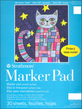 Strathmore Kids Marker Pad 9 x 12 (30 sheets)