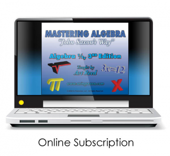 Mastering Algebra - Algebra 1/2 3rd Edition Online Video Access (24-month subscription)