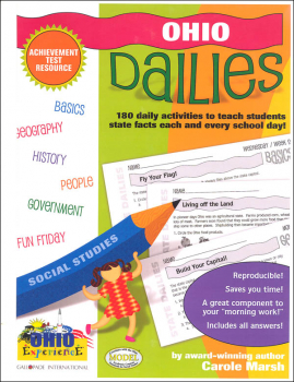 Ohio Dailies: 180 Daily Activities for Kids