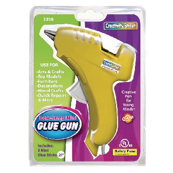 Low-Temp Mini Glue Gun - Yellow