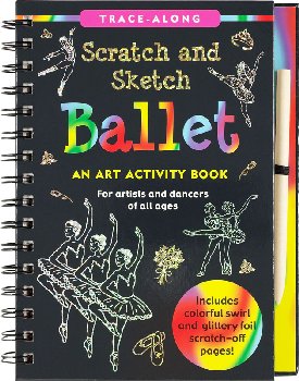 Ballet Trace-Along Scratch and Sketch Activity Book
