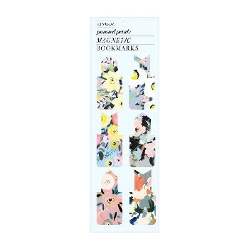 Painted Petals Magnetic Bookmarks (package of 6)