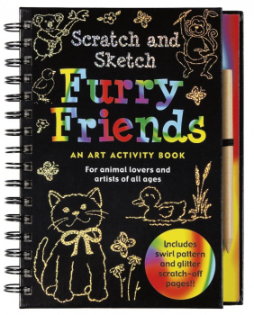 Furry Friends Trace-Along Scratch and Sketch Activity Book
