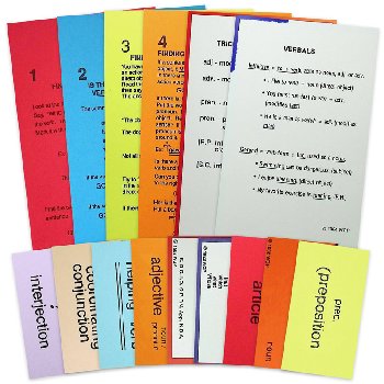Winston Grammar Advanced Level Clue Card Set