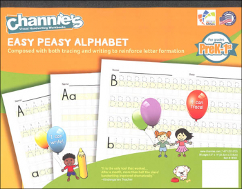 Easy Peasy Alphabet Workbook (Channie's Handwriting)