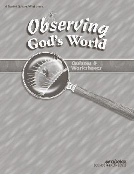 Observing God's World Student Quiz/Worksheet Book