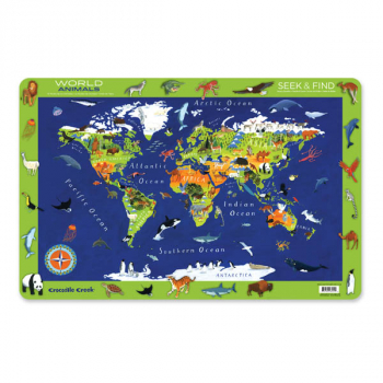 World Animals Seek & Find Placemat (Eat & Learn Placemats)