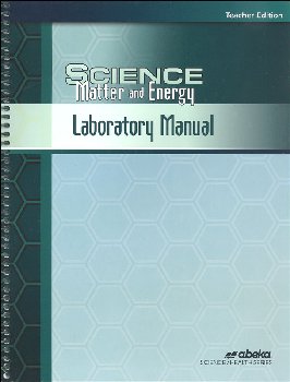 Science Matter & Energy Lab Manual Teacher Edition