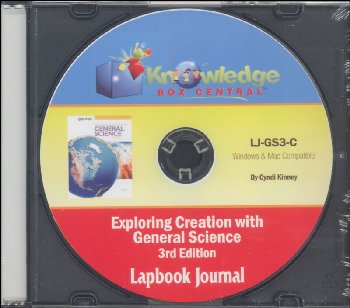 Apologia General Science 3rd Edition Lapbook Journal CD