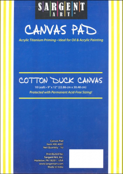Canvas Pad 9 x 12