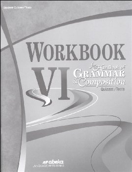 Workbook VI for Handbook of Grammar and Composition Quiz and Test Book