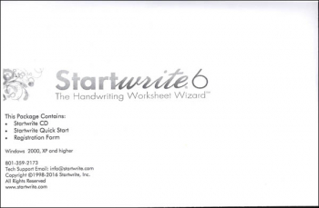 Start Write Software Version 6 (Windows) CD-ROM