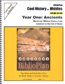 BiblioPlan Ancient Cool History for Middles, 2nd Edition