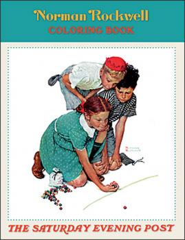 Norman Rockwell: The Saturday Evening Post Coloring Book
