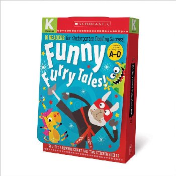 Funny Furry Tales Kindergarten (A-D Reader Box Set)