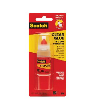 Scotch Clear Glue 2-Way Applicator (.96 oz)