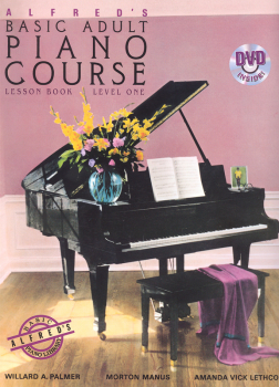 Alfred's Adult Piano Course Level 1 Lesson Book with DVD