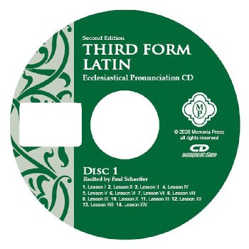 Third Form Latin Ecclesiastical Pronunciaction CD, Second Edition