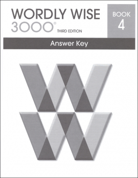 Wordly Wise 3000 3rd Edition Key Book 4