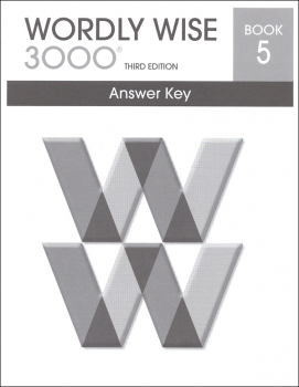 Wordly Wise 3000 3rd Edition Key Book 5