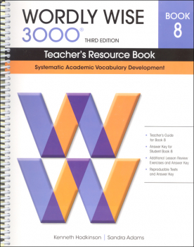 Wordly Wise 3000 3rd Edition Teacher's Resource Book 8
