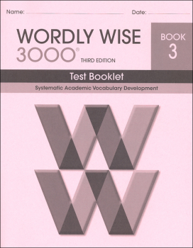 Wordly Wise 3000 3rd Edition Test Book 3
