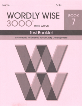 Wordly Wise 3000 3rd Edition Test Book 7