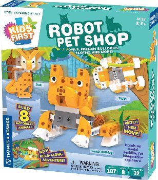 Robot Pet Shop: Owls, French Bulldogs, Sloths, and More