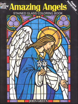 Amazing Angels Stained Glass Coloring Book
