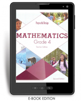 Purposeful Design Math - Grade 4 Teacher Edition E-Book 1-year subscription (2nd Edition)
