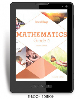 Purposeful Design Math - Grade 6 Teacher Edition E-Book 1-year subscription (2nd Edition)