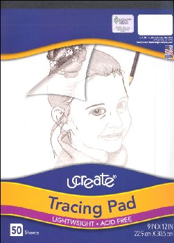 uCreate Tracing Pad 9" x 12" - 50 sheets