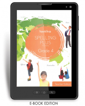 Purposeful Design Spelling Plus - Grade 4 Teacher Edition E-Book 1-year subscription